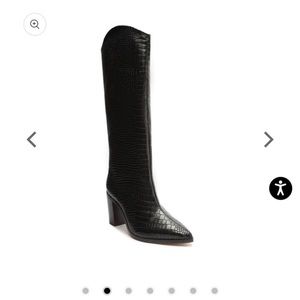 Schutz maryana block boot in black crock